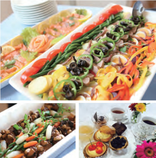 モンレーヴのランチビュッフェ